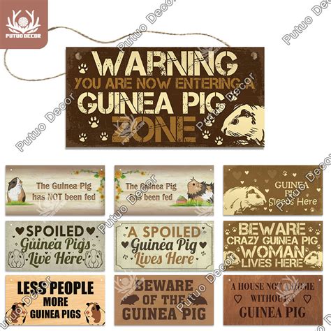 Home Decor Wall Decor Beware Of Guinea Pigs Sign Printable Guinea Pig