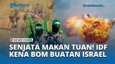 VIDEO Bak SENJATA MAKAN TUAN IDF MELEDAK Diserang Hamas Pakai Rudal