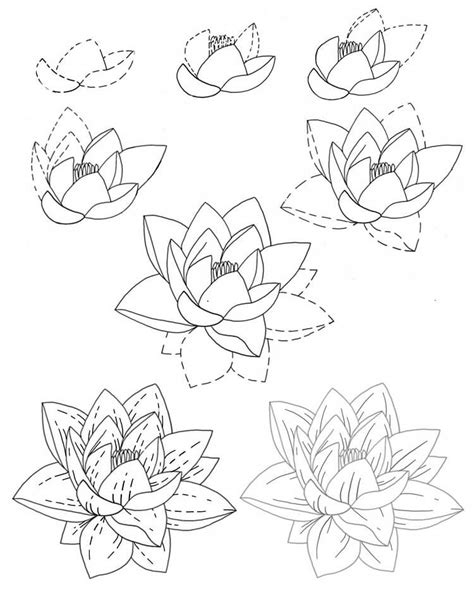 Easy Flower Designs To Draw Step By Best Flower Site