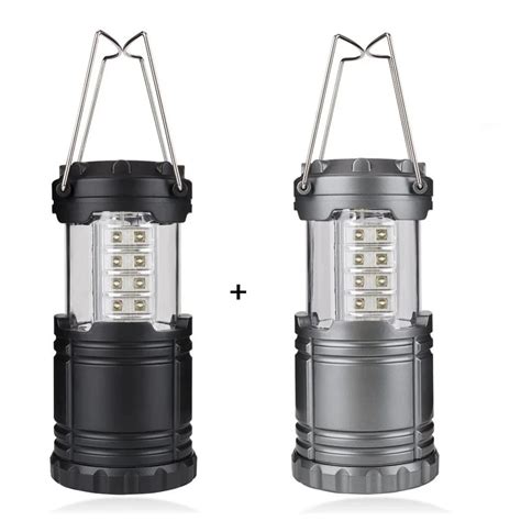 2pcs Multifunction Retractable Outdoor Camping Lights 30led Flashlight Portable Lantern Tent