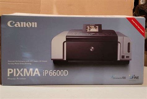 Canon Pixma Ip6600d Photo Printer New In Box Legacy Auction Company