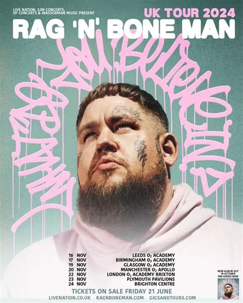 Rag'n'Bone Man announces new album and huge UK tour kicking off at ...