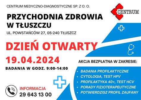 Centrum Medyczno Diagnostyczne Dzie Otwarty W T Uszczu