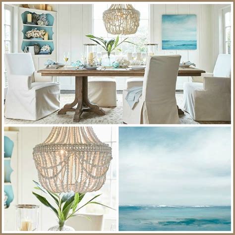 Coastal Calm Table And Dining Room By Pottery Barn Shop The Look