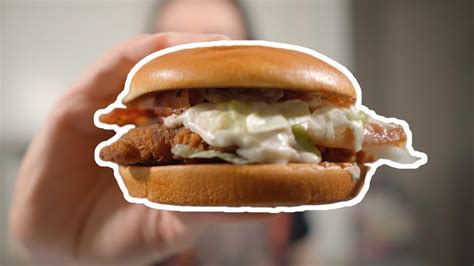 Mcdonalds New Bacon Ranch Mccrispy Deluxe Review Youtube