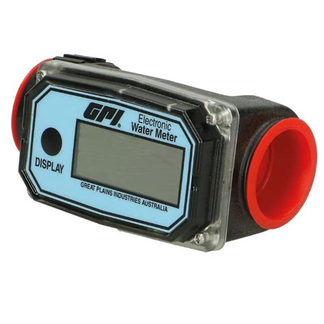 Digital Flow Meter Gpi Bar L Min Quality Test Of Drinking Water