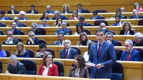 Sigue La Sesión De Control Al Gobierno En El Senado El Pp Planteará Al Congreso Un Choque De