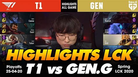 T1 Vs Geng All Games Highlights Chung KẾt Lck MÙa XuÂn 2020 VĂn