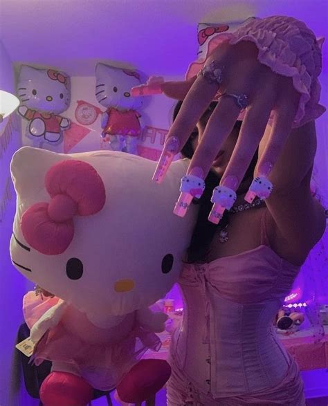 Pin By ♡ 𝗣𝗟𝗣𝗻𝗸 On H E L L O K I T T Y Hello Kitty Nails Hello Kitty Hello Kitty Makeup