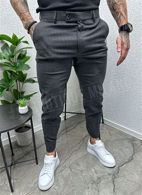 Pantaloni Barbati Eleganti Negri P979 02 Boutique Milano