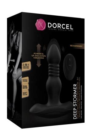 Plug Anal Va et Vient Télécommandé Deep Stormer Dorcel