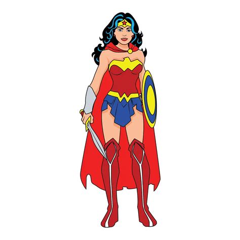 How To Draw Wonder Woman Step By Step