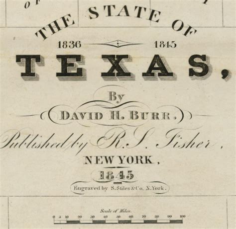 The State of Texas, 1845. David H. Burr’s Map of Texas is one of… | by ...