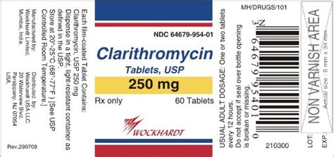 Clarithromycin Tablets Usp