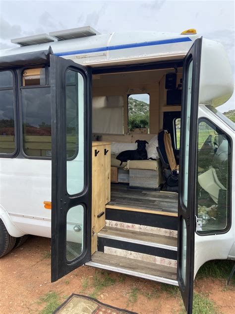 2003 Ford E350 Econoline Shuttle Bus Conversion - Skoolie Livin ...