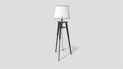 Wooden Floor Lamp Free D Model By Dudupav Adc Sketchfab