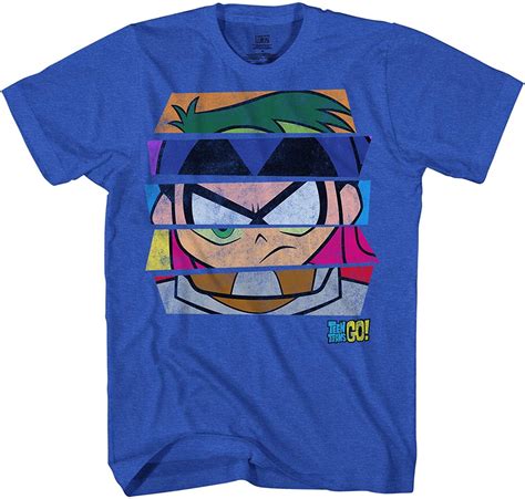 Boys Teen Titans Go T Shirt Teen Titans Go Beast Boy Raven Cybord