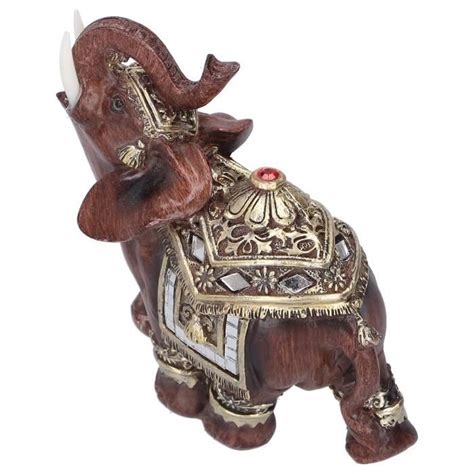 Statue D L Phant En R Sine Figurine Artisanat Ornements De Bureau Pour