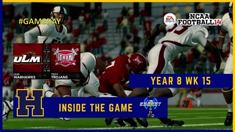 NCAA Football 14 Highland Scotties Teambuilder Dynasty ULM Vs