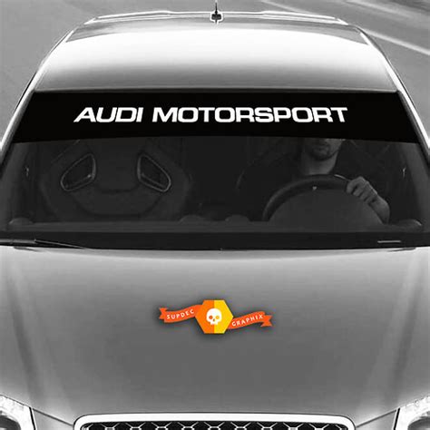 2 Audi Racing Decal Sticker A4 A5 A6 A7 A8 S4 S5 S8 Q5 Q7 Rs Tt