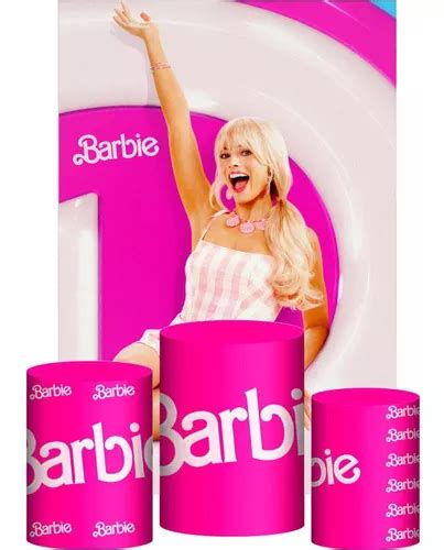 Kit Casado Barbie Trio Capa Cilindro Retangular Tecido MercadoLivre