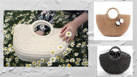 Como Tejer A Crochet Bolso Capazo Playa Youtube