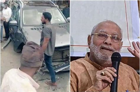 Pm Modi Brother Prahlad Meets With Car Accident In Mysuru India News