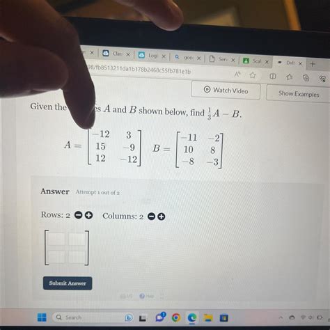 Given The Matrices A And B Shown Below Find A B A