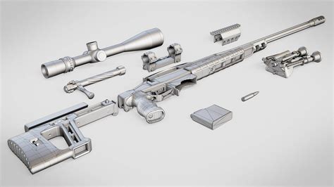 Orsis T 5000 Rifle 3d Model By Topssspot