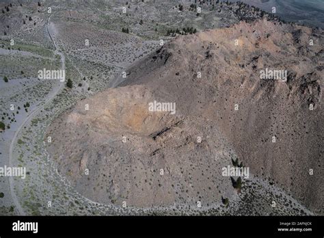 Mono Inyo Craters Near The Eastern Sierra Nevada From The Air Owens