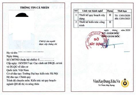 Chứng Chỉ Hành Ngề Thiết Kế Xây Dựng Là Gì