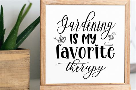 Gardening Is My Therapy Svg Garden Svg Graphic By Imtheone