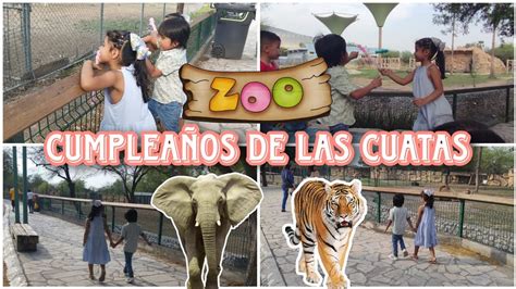 cumpleaños de las cuatas en el Zoológico Parque la pastora Monterrey