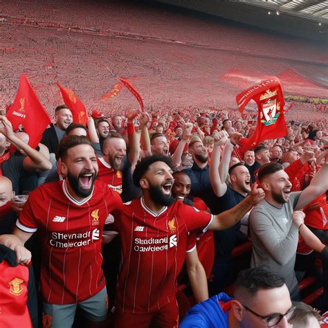 Liverpool fans cheering with man utd fans by Gou Rean Wong - Playground