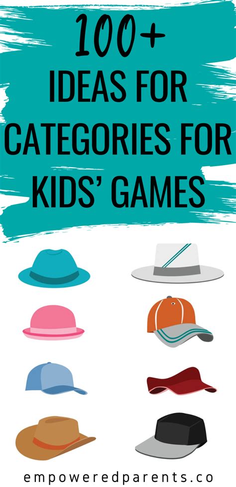 The Best List Of Categories For Kids Games 100 Ideas Empowered Parents