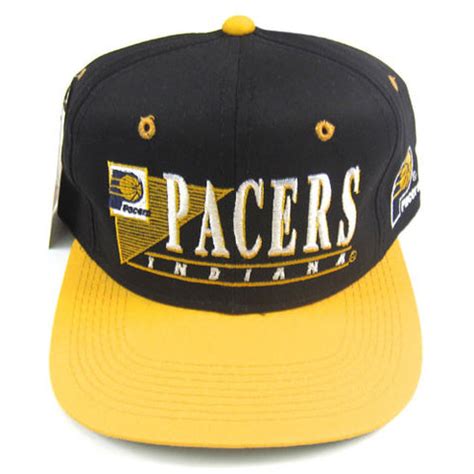 Vintage Indiana Pacers Snapback Hat NWT Reggie Miller NBA Basketball ...