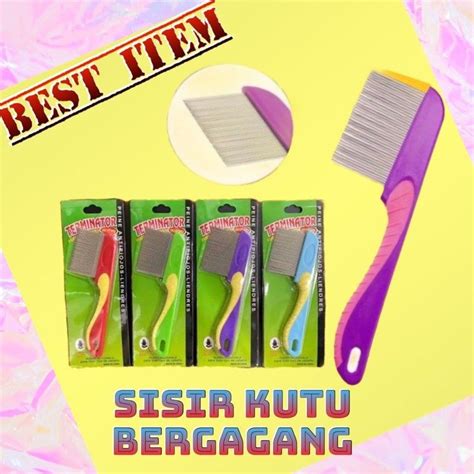 Jual Sisir Kutu Logam Serit Logam Kutu Dan Ketombe Gagang Panjang