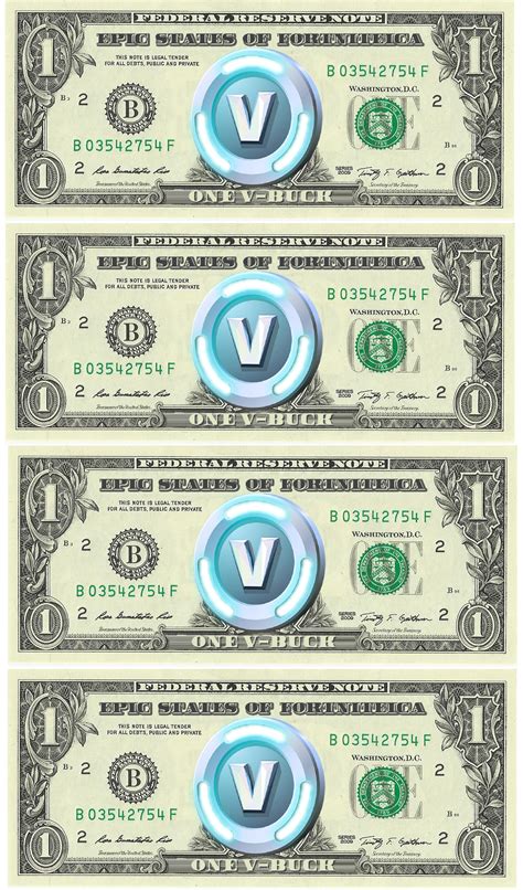 V Bucks Printables