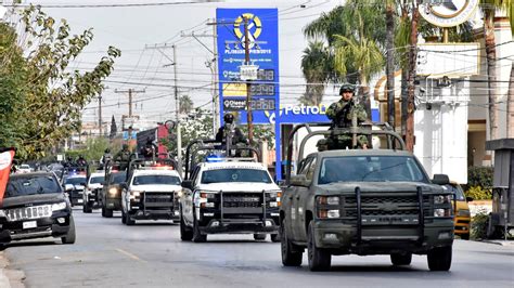 Refuerzan Operativo De Seguridad Por El Buen Fin Y Muestran Estado De