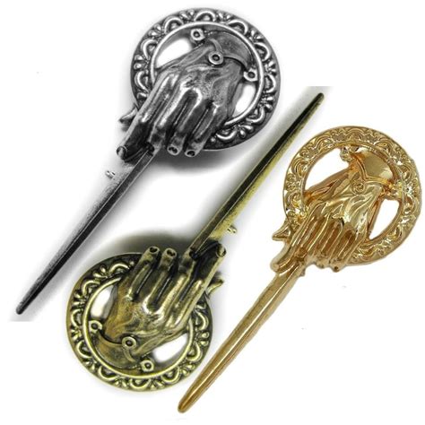 Game Of Thrones Hand Of The King Queen Cm Brooch Pin Silver Bronze