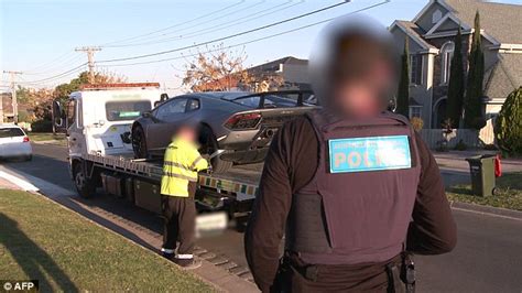 Lamborghini Is Seized In Million Dawn Drug Raids As Four Men Are