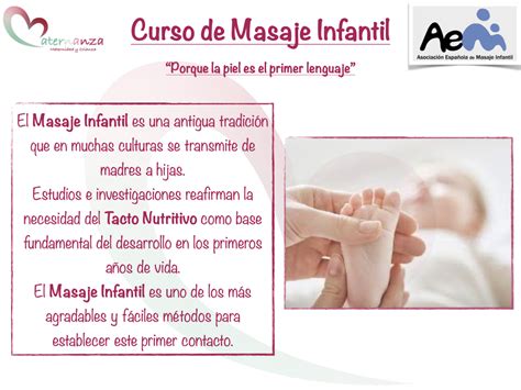 Curso De Masaje Infantil Maternanza