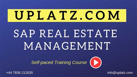 Sap Real Estate Management Certification Training Sap Real Estate