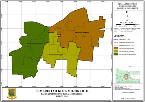 Ppid Kota Mojokerto Letak Geografis