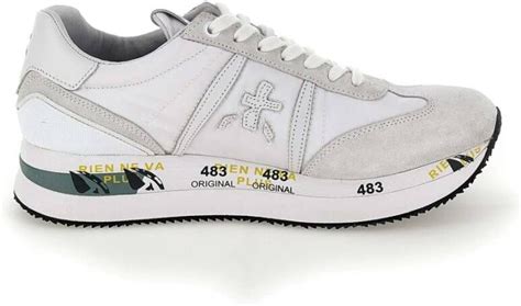 Premiata Conny 5617 Sneakers Wit Dames - Schoenen.nl