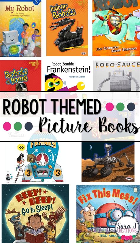 Robot Books for Kids | Sara J Creations