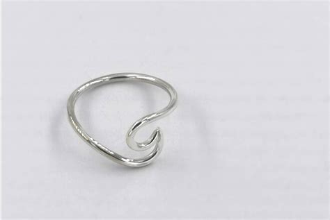 925 Silver Wave Ring, Classic Wave Ring