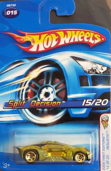 Hot Wheels Realistix First Editions Split Decision Universo Hot Wheels