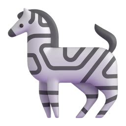 Zebra Emoji Decimal Code ― 🦓