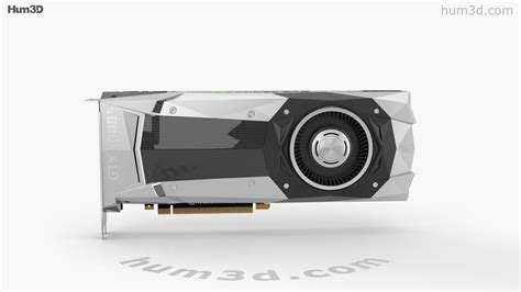 360 View Of Nvidia Geforce Gtx 1080 Ti Graphics Card 3d Model 3dmodels Store